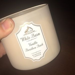 vanilla bourbon peach candle (new)!